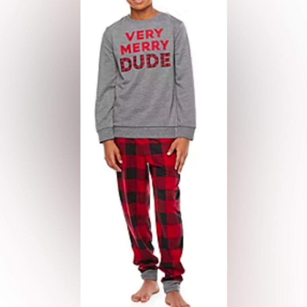 NEW - North Pole Trading Co. Very Merry Boys Crew Neck Long Sleeve 3T